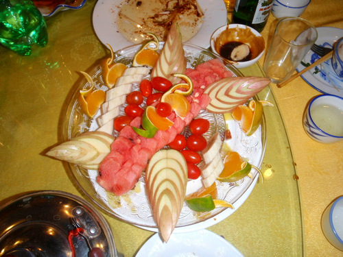 Fruit and Vegetable Plate.